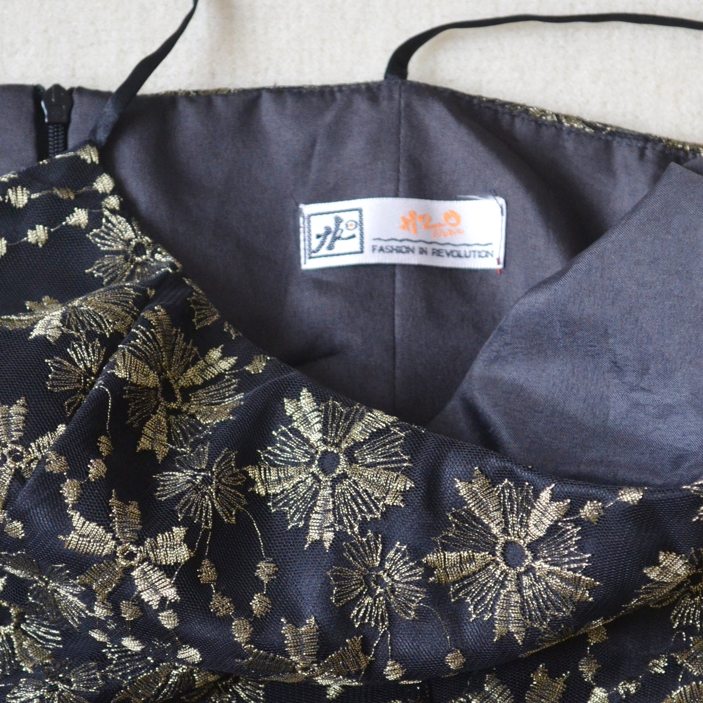 Embroidered cami top M