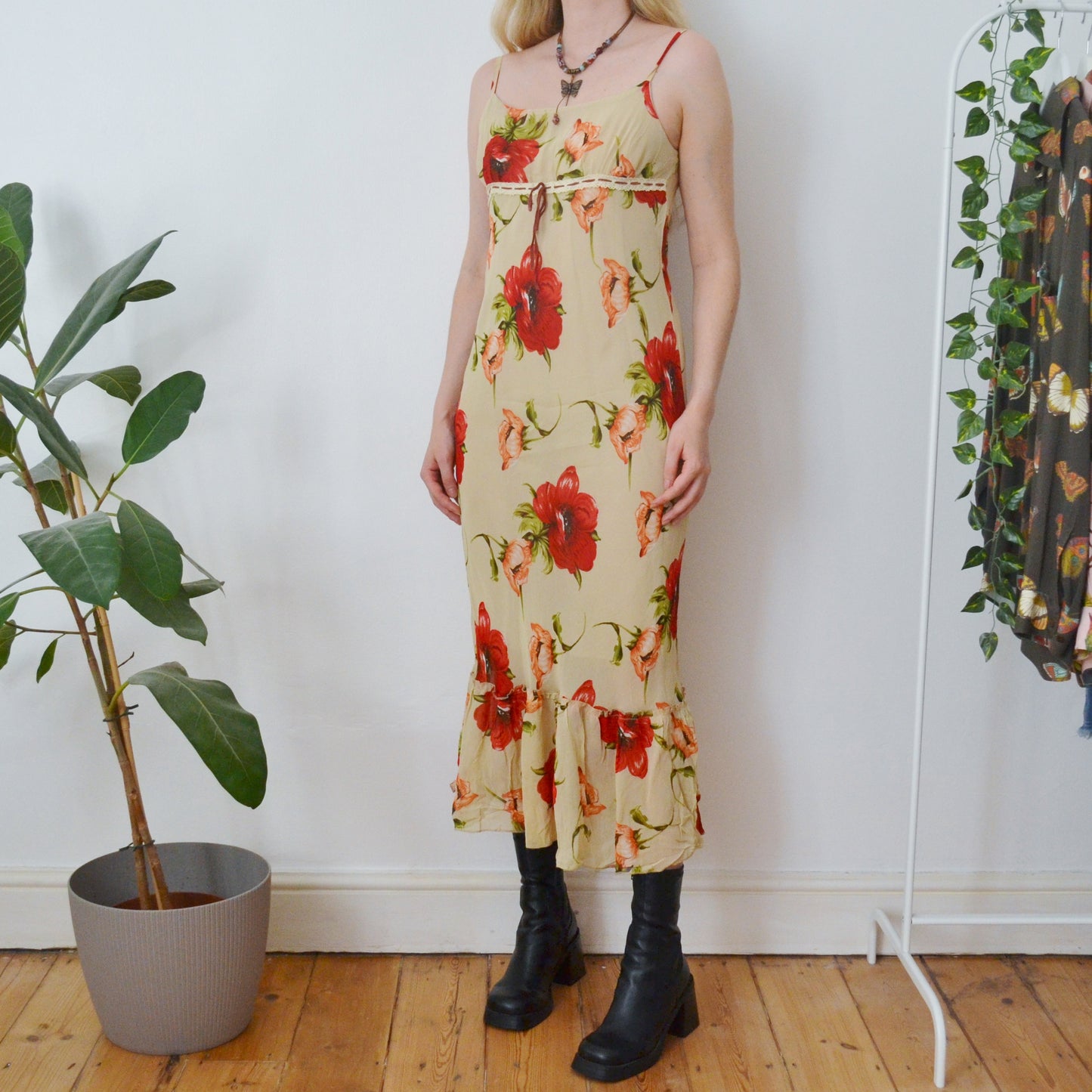 Vintage Rose Dress L