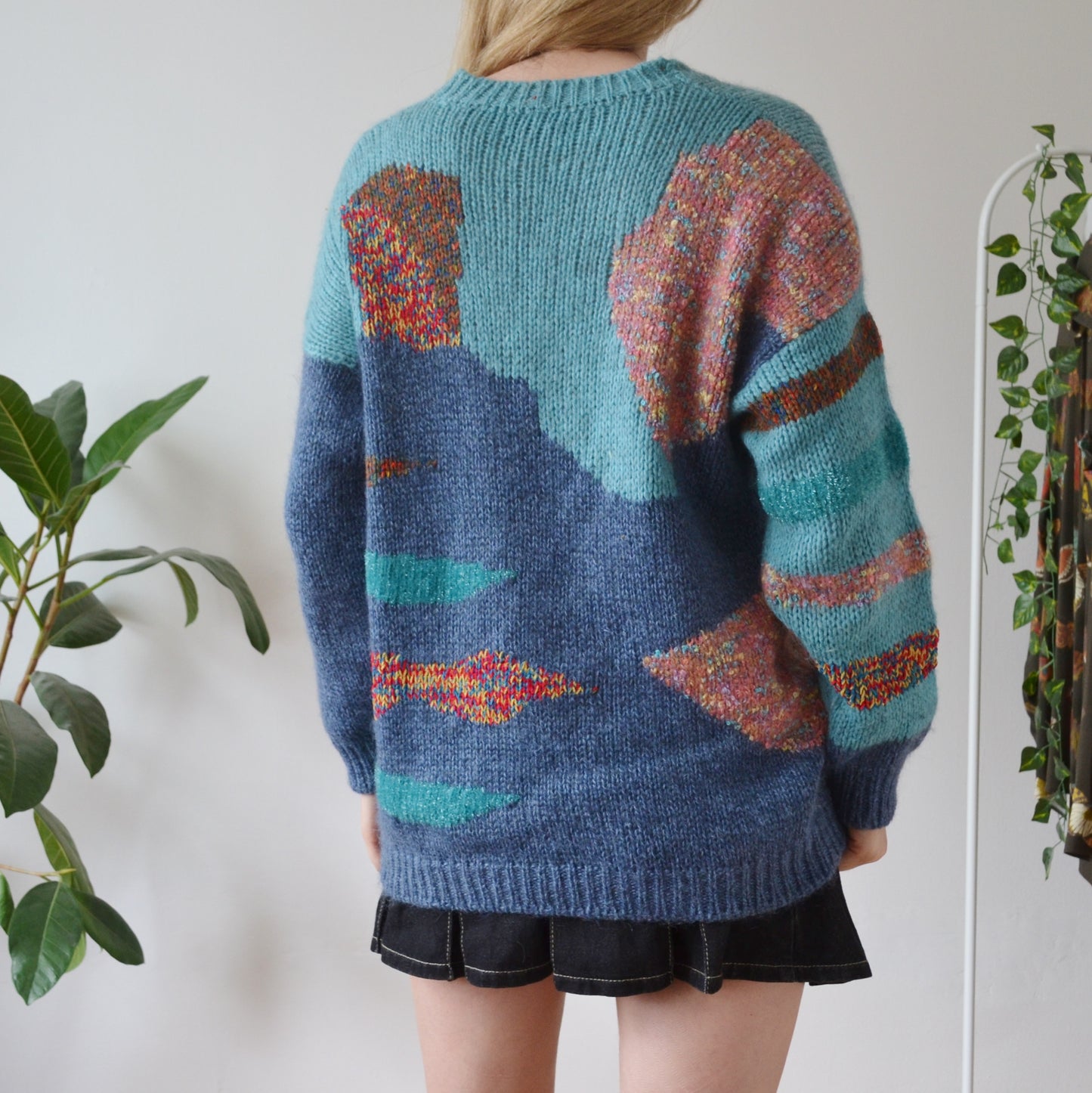 Vintage Abstract Jumper M