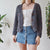 Vintage Textured Cardigan M
