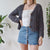 Vintage Textured Cardigan M