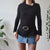 Black jumper top