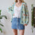 Flower cardigan L