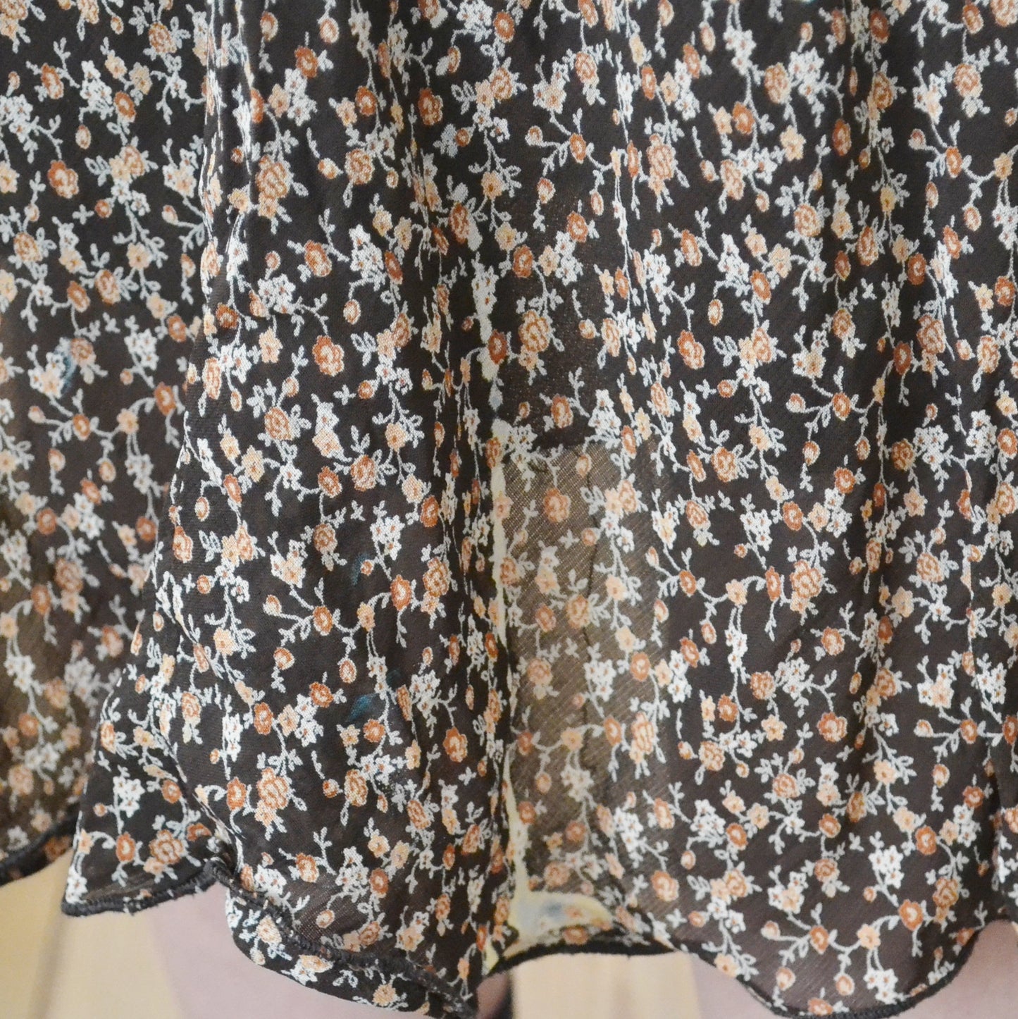 Vintage Floral Dress L
