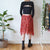 Red skirt S
