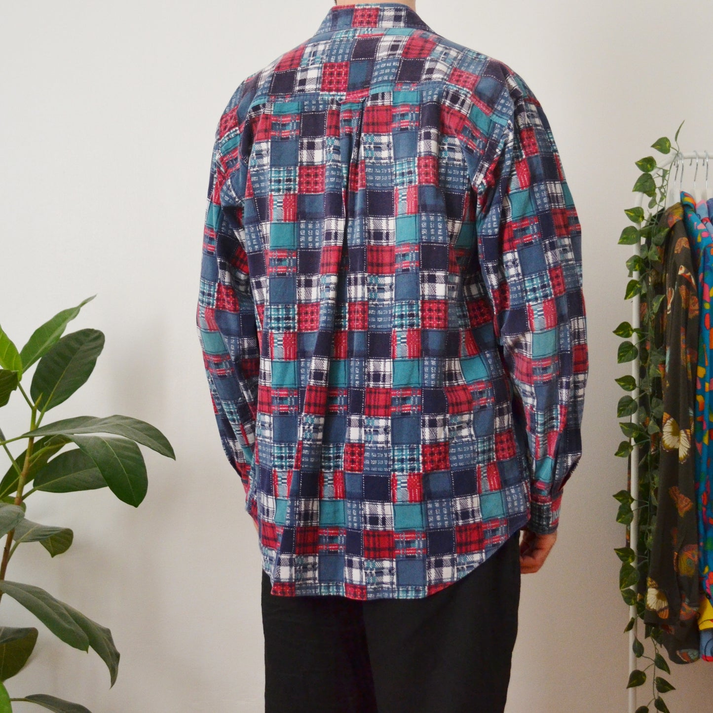 Patchwork shirt L