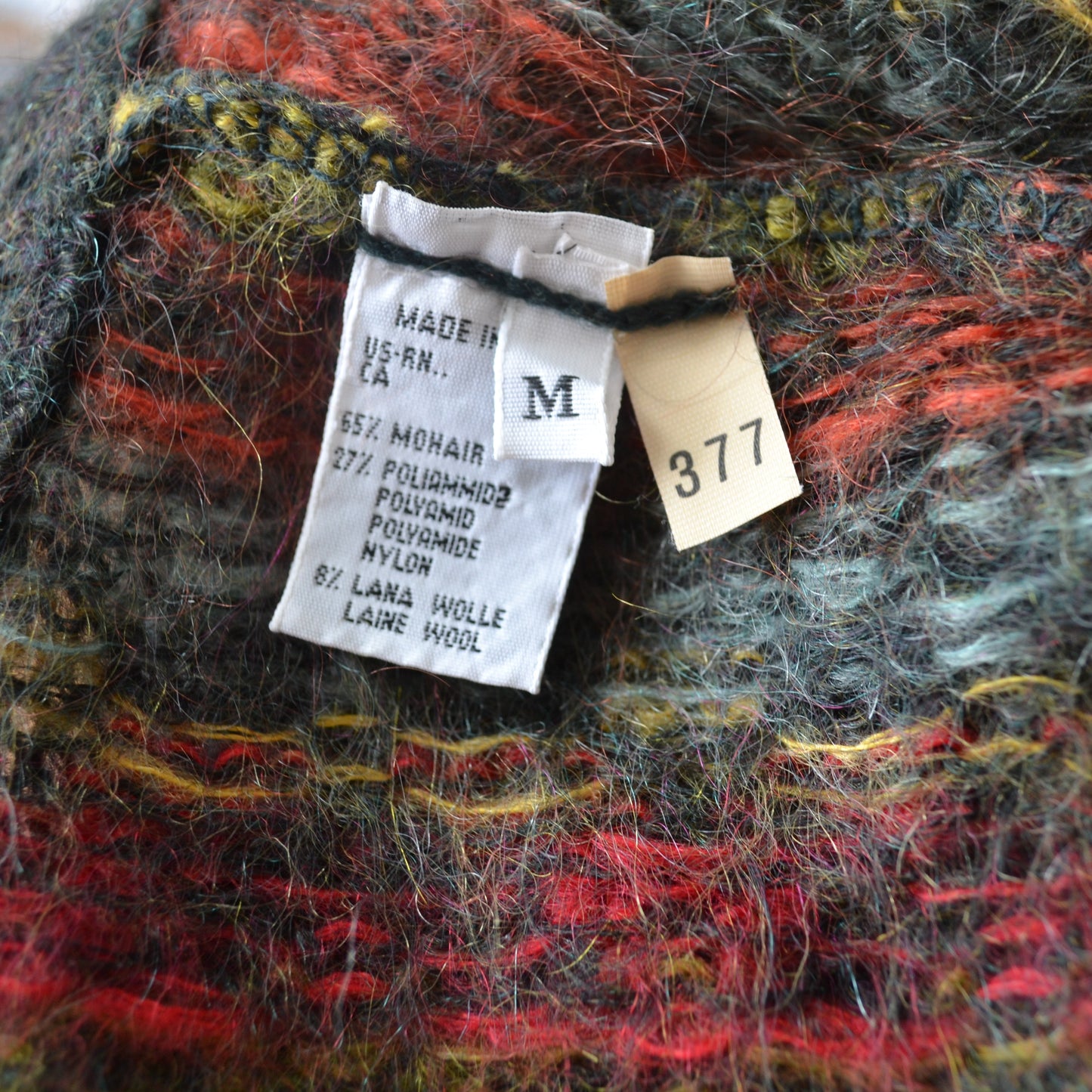Vintage Colourful Cardigan M