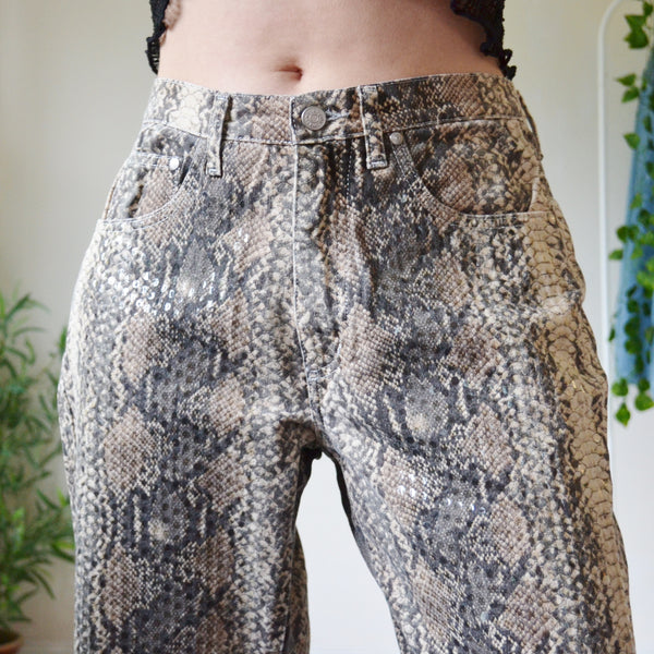 Snakeskin jeans uk 14