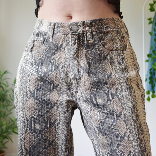 Snakeskin jeans uk 14