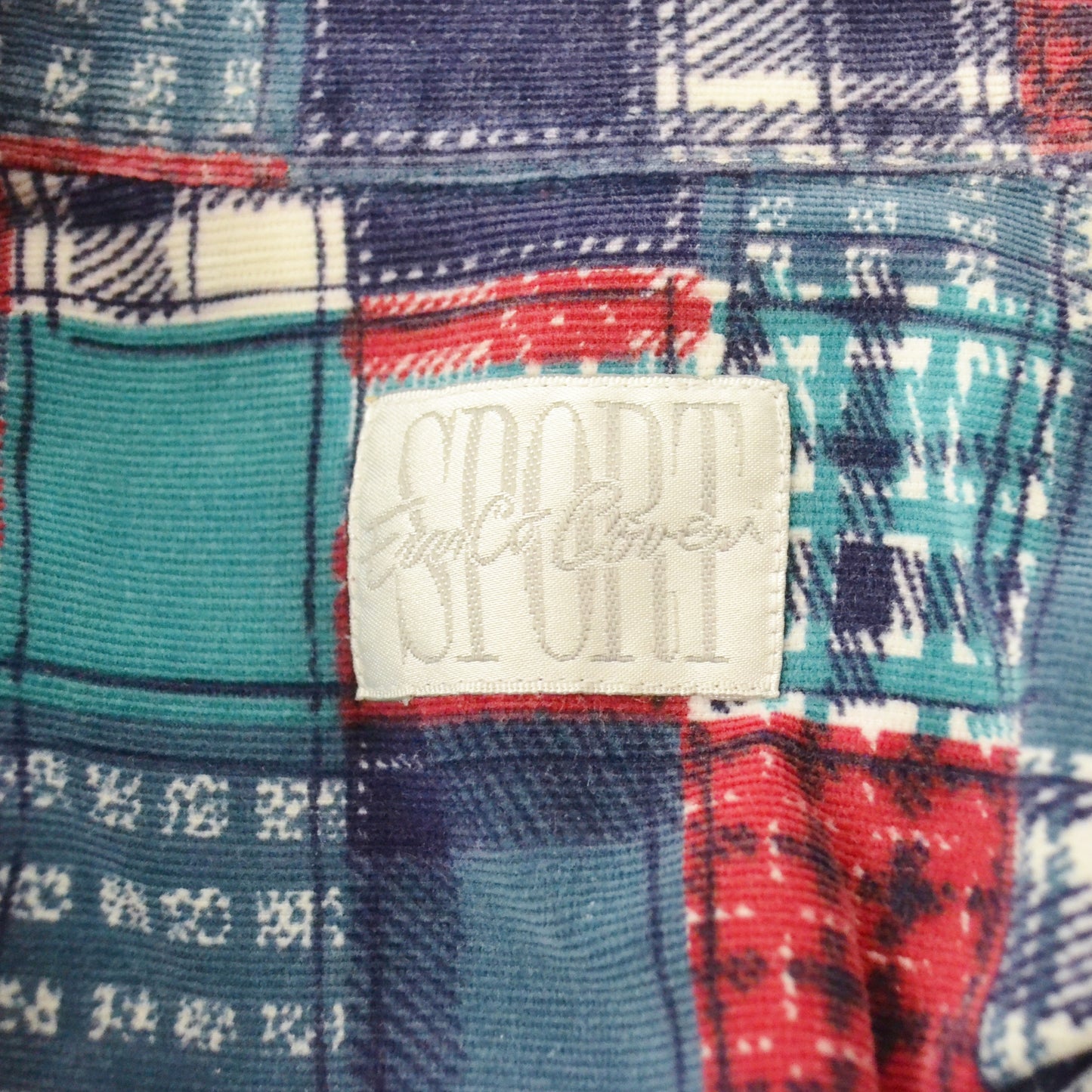 Patchwork shirt L