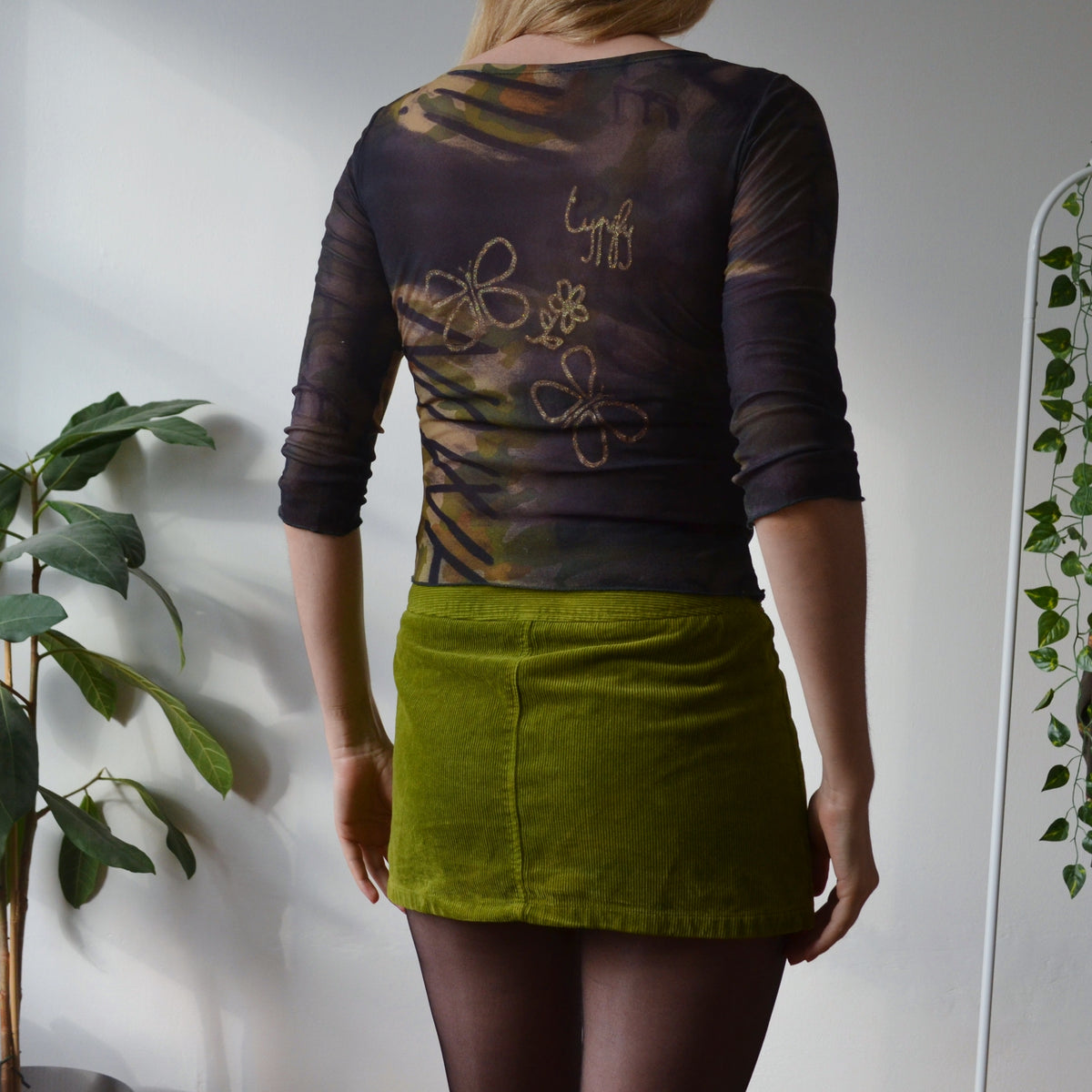 Vintage Butterfly Top M