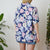 Floral shirt M