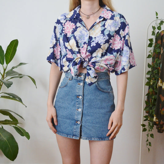 Floral shirt M