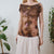 Vintage Boho Top M