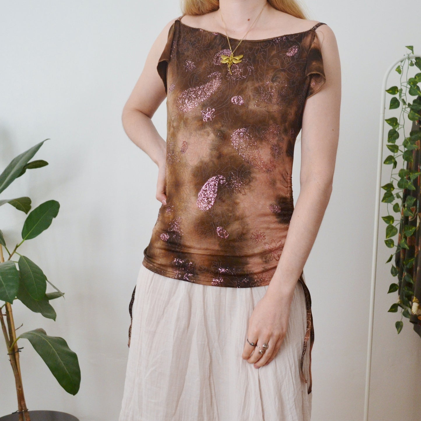 Vintage Boho Top M