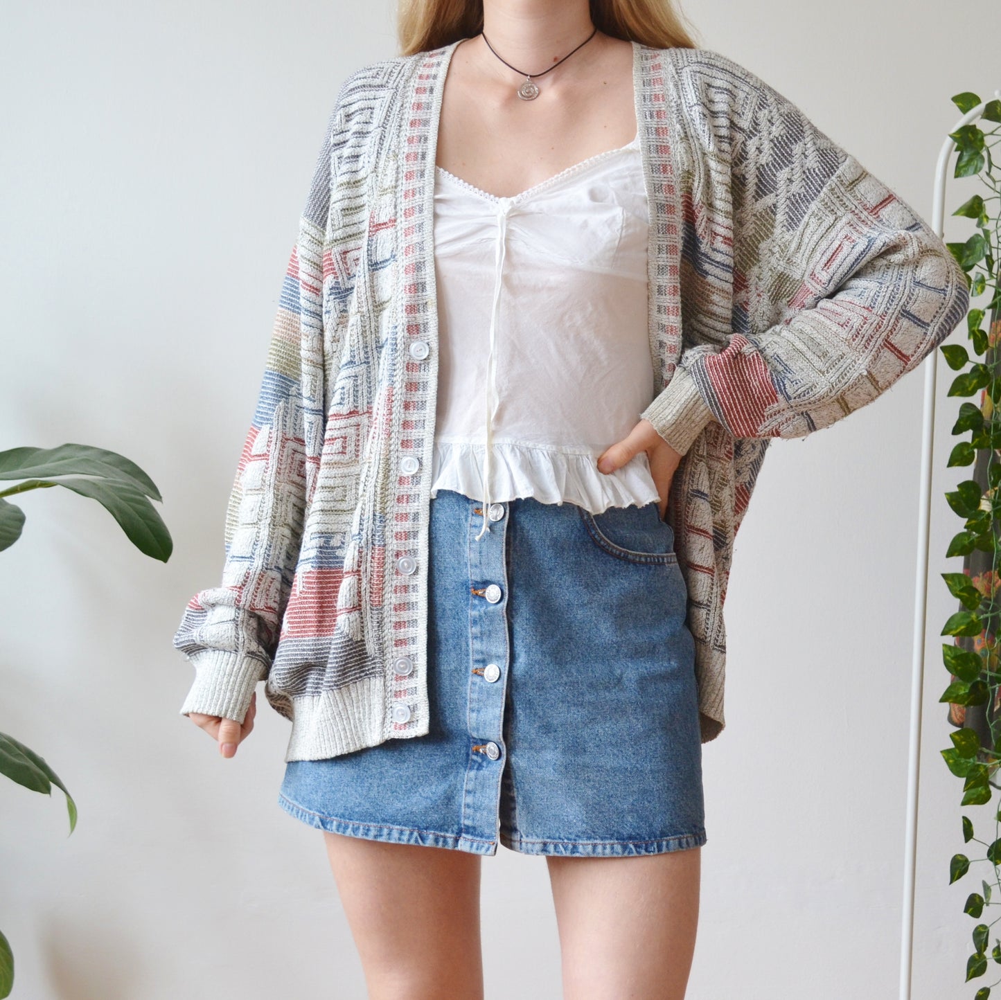 Retro cardigan XL