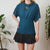 Vintage Teal Top S