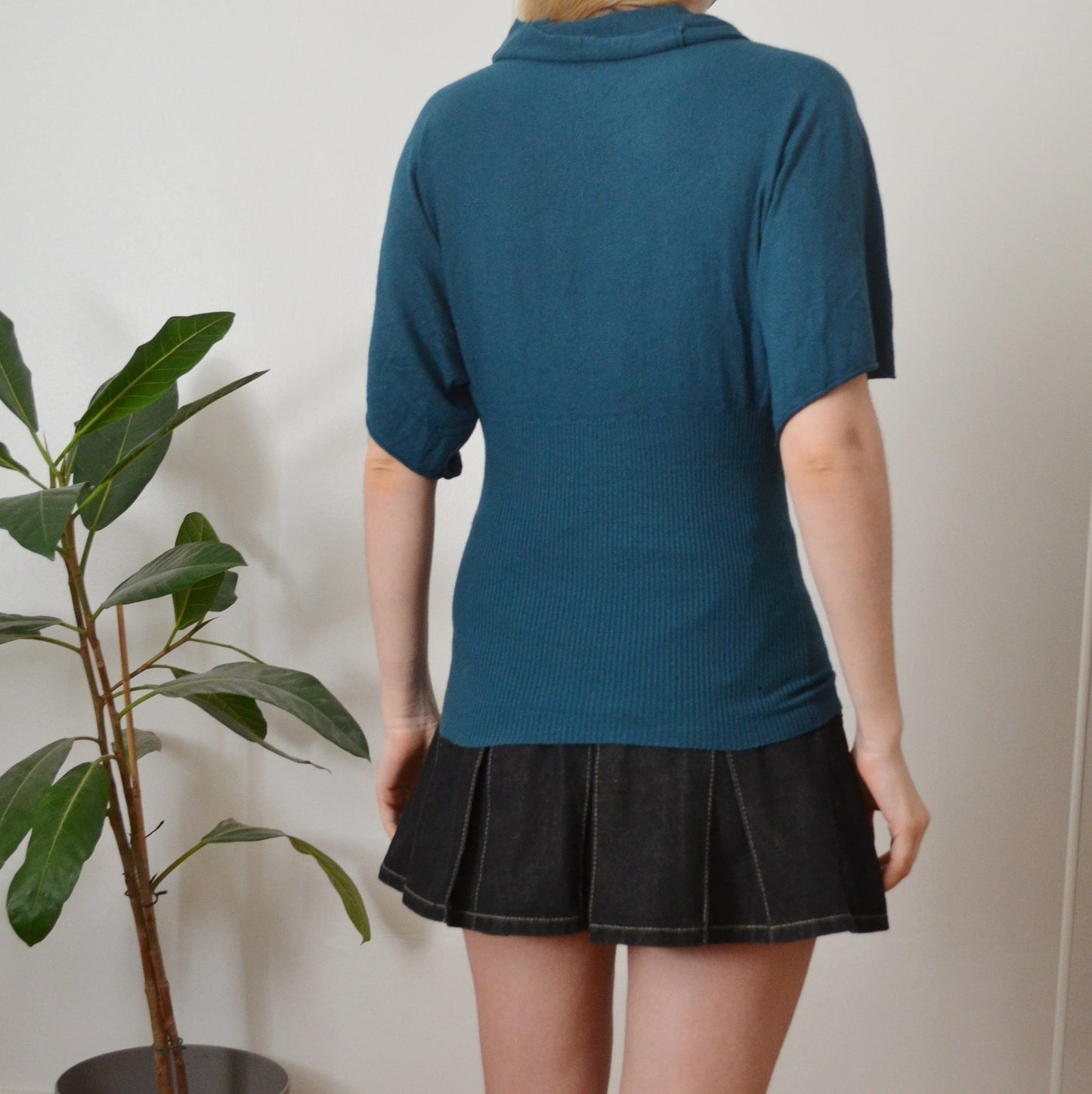 Vintage Teal Top S