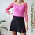 Mesh sleeve top XS