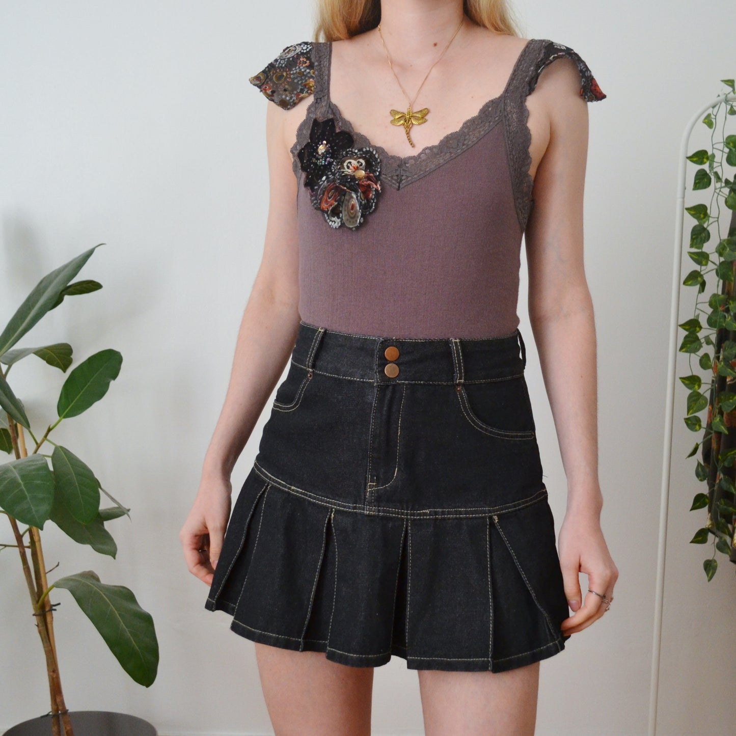 Vintage Embroidered Top L