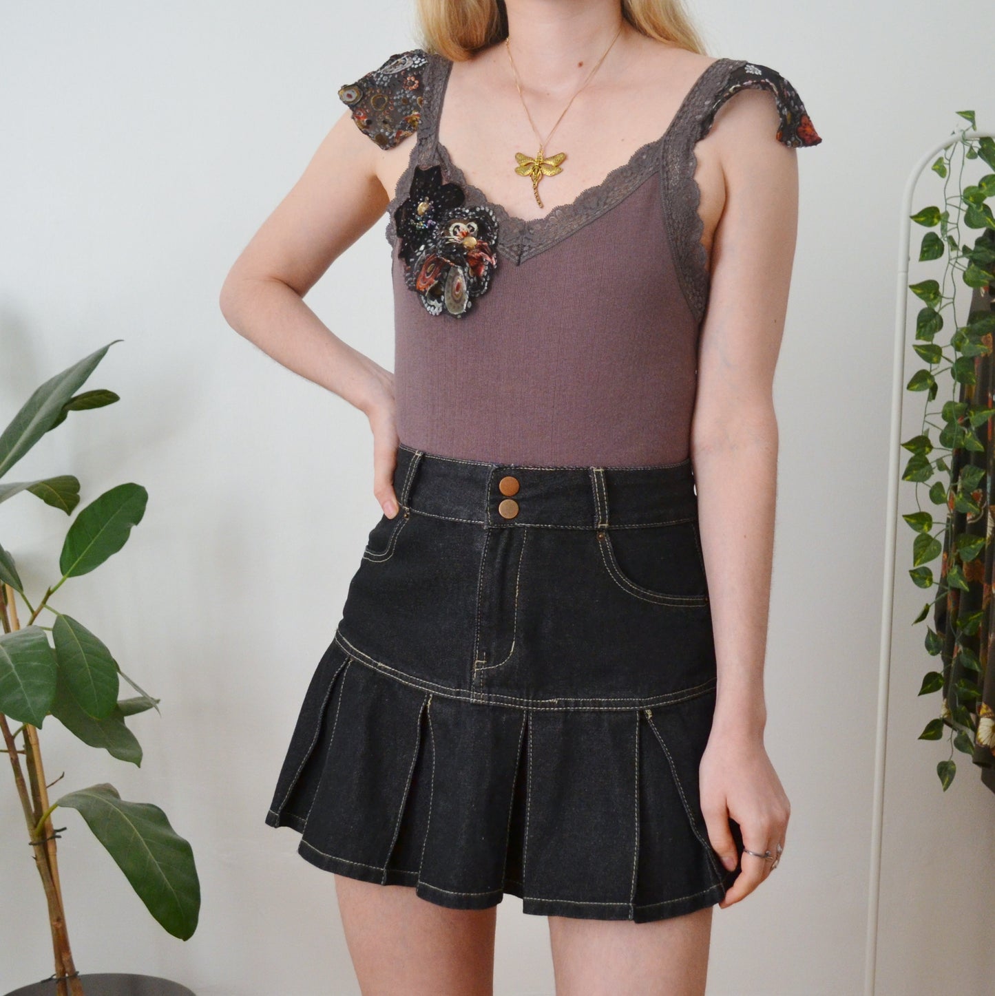 Vintage Embroidered Top L