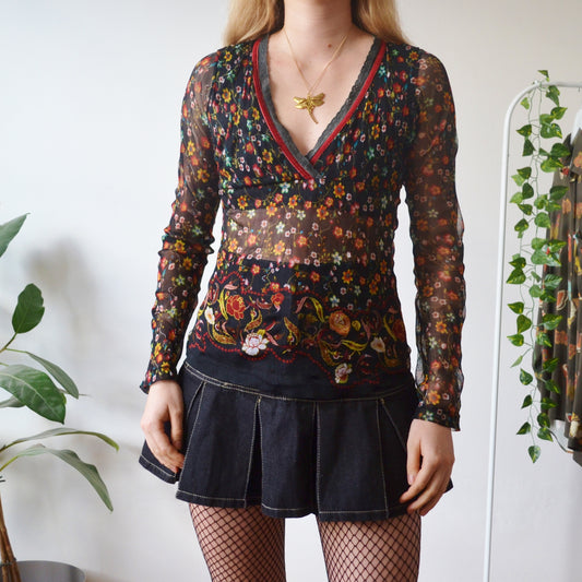 Floral top M