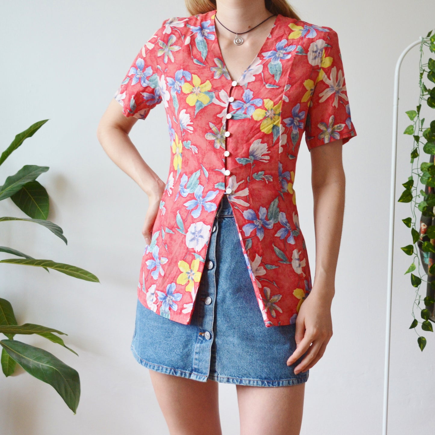 Floral blouse S