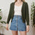 Vintage Green Cardigan S