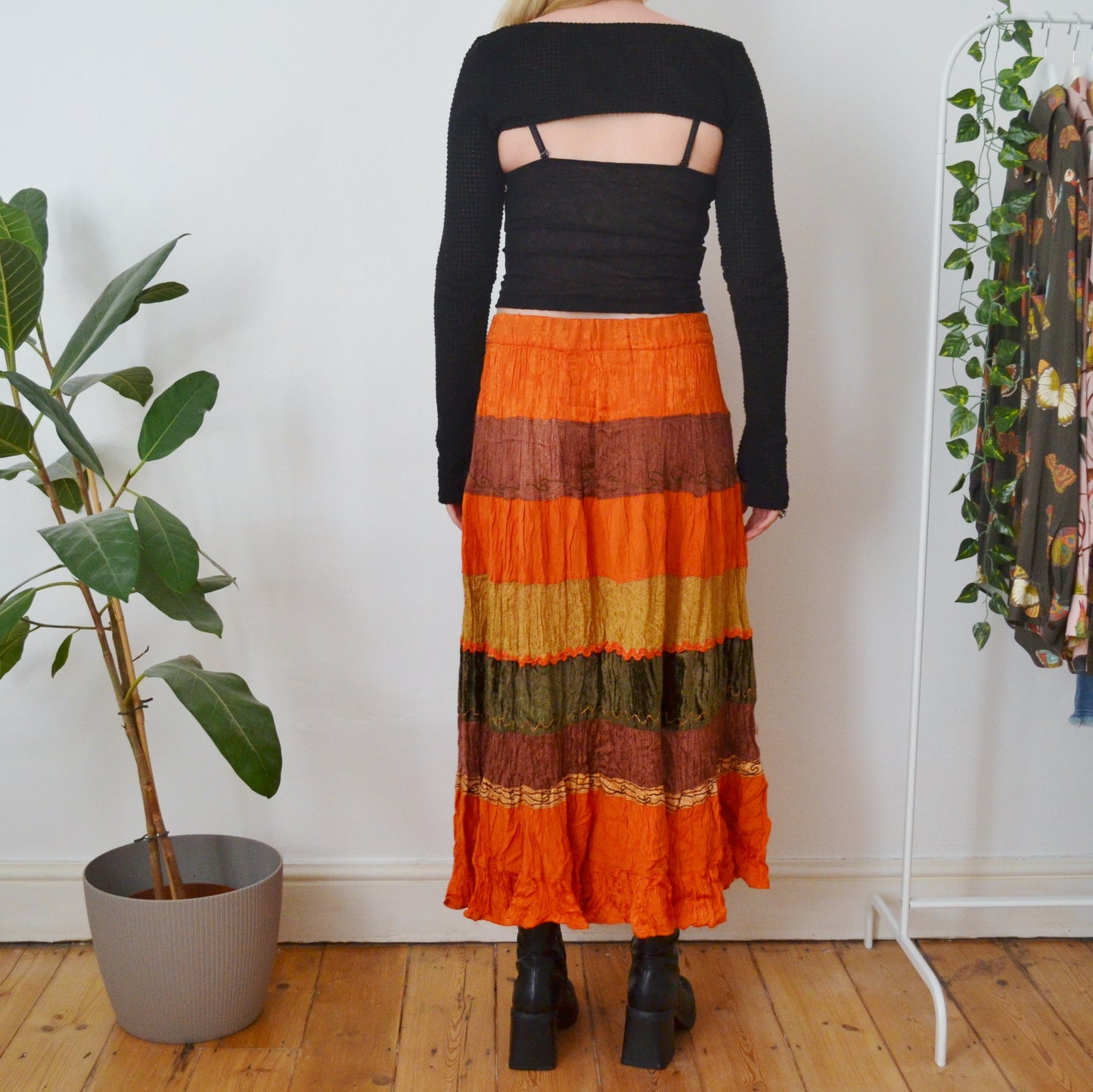 Vintage Bohemian Skirt L