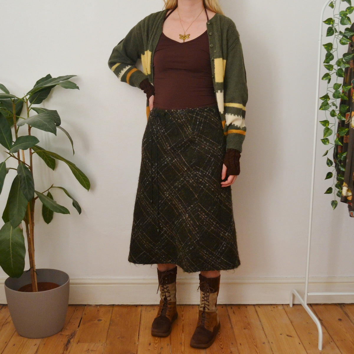 Vintage Wool Skirt L