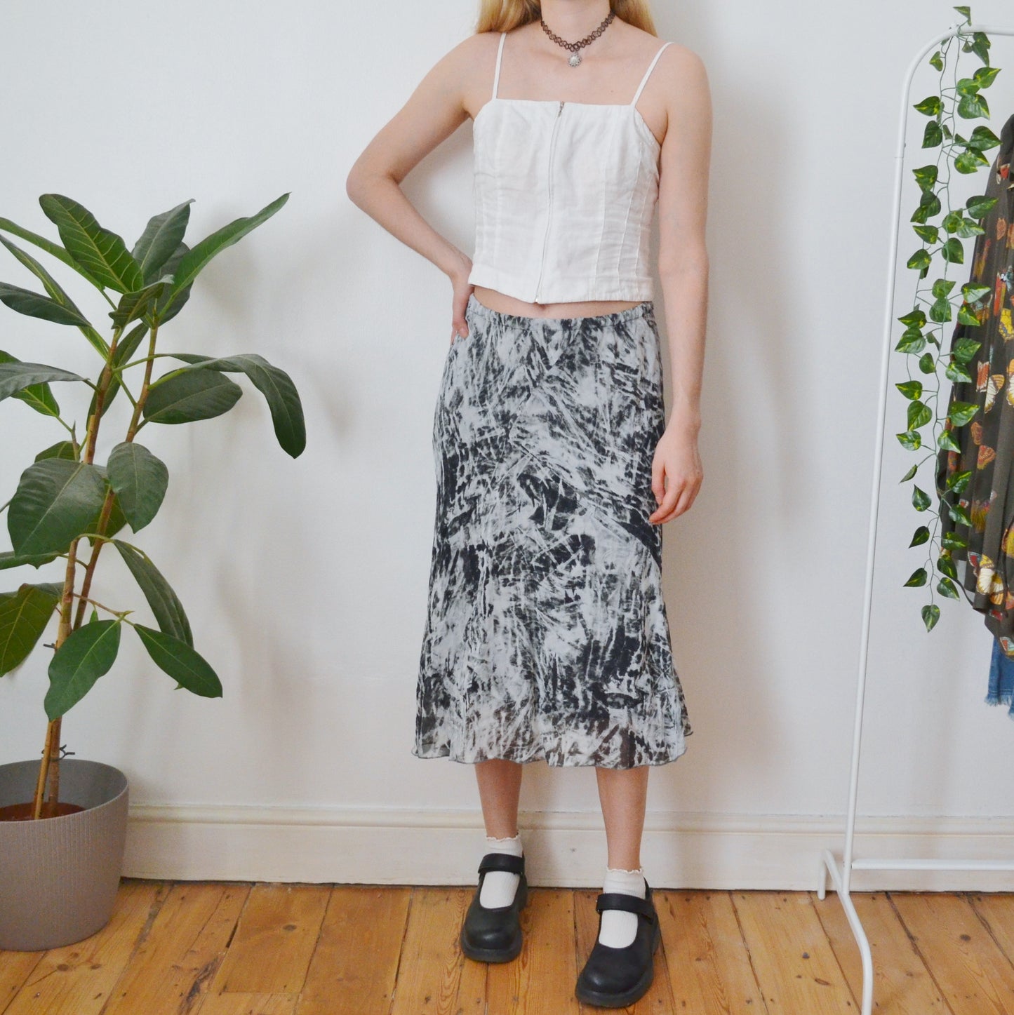 Vintage Abstract Skirt