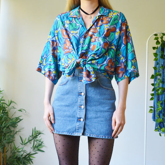 Floral shirt L