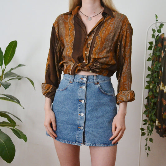 Brown shirt S