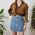 Brown shirt S