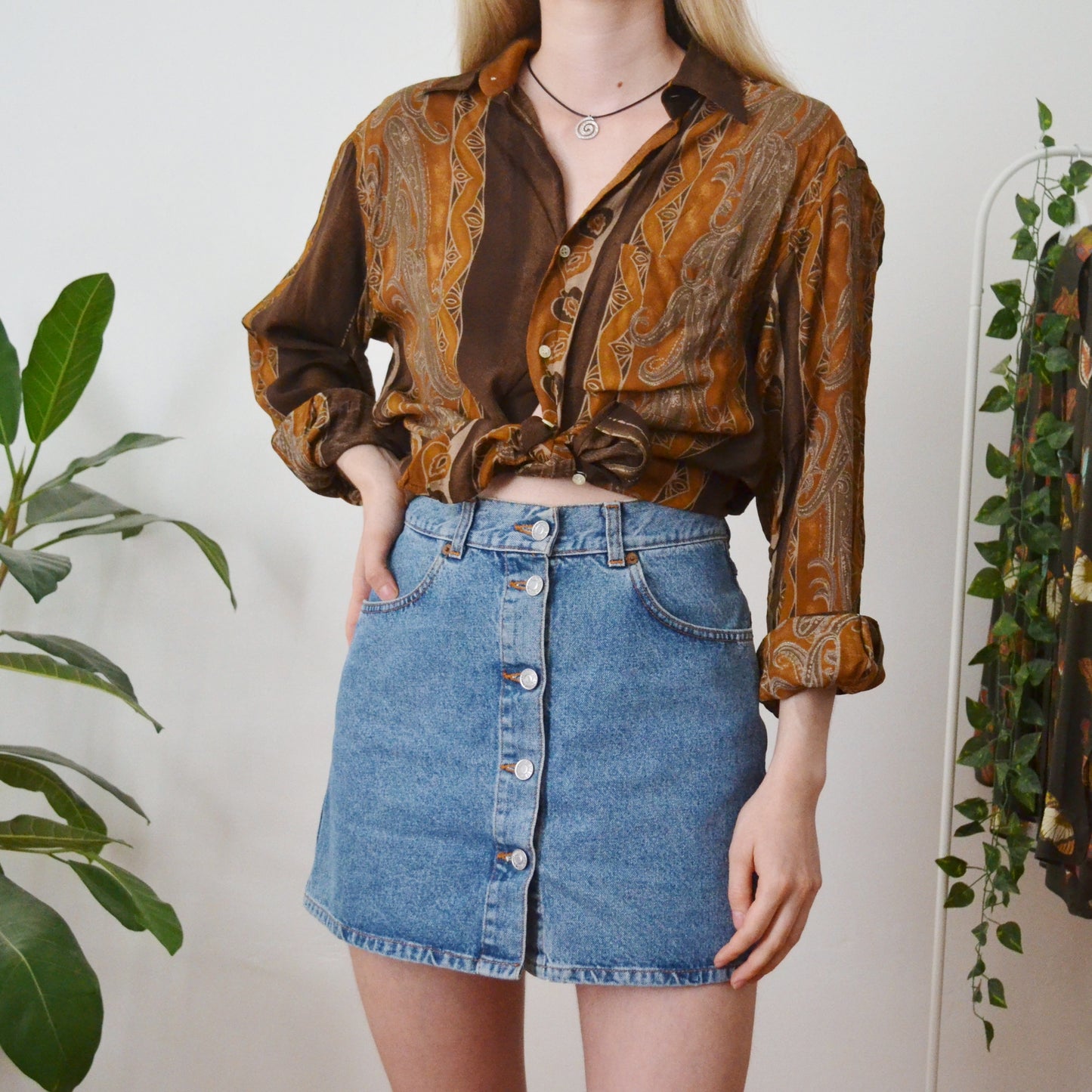 Brown shirt S