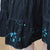 Vintage Black Embroidered Skirt M