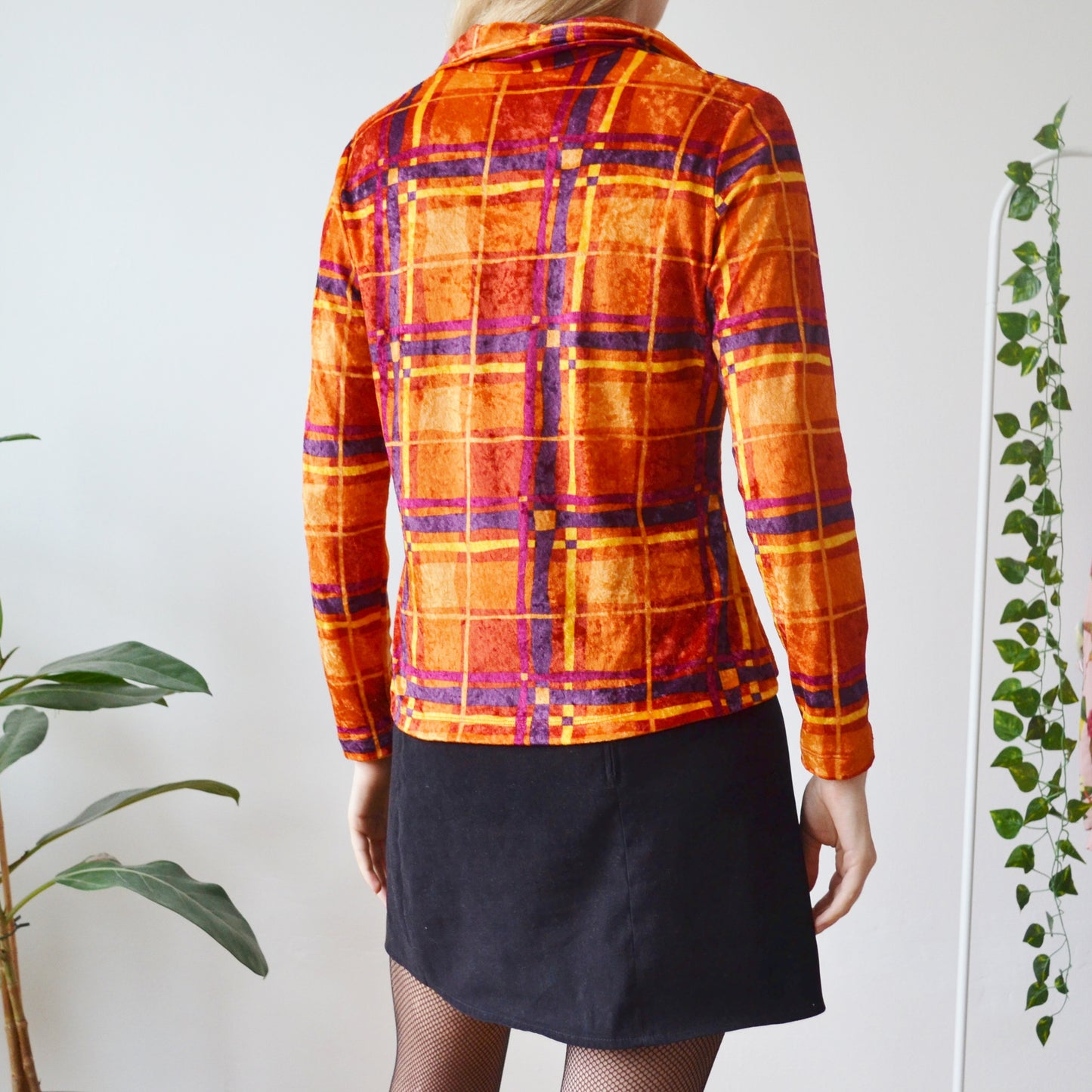 Velvet blouse L