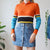 Zip neck jumper S