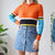 Zip neck jumper S