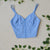 Blue corset M