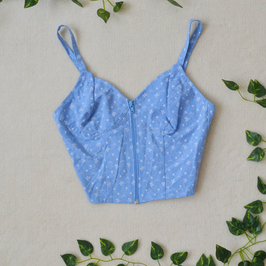 Blue corset M