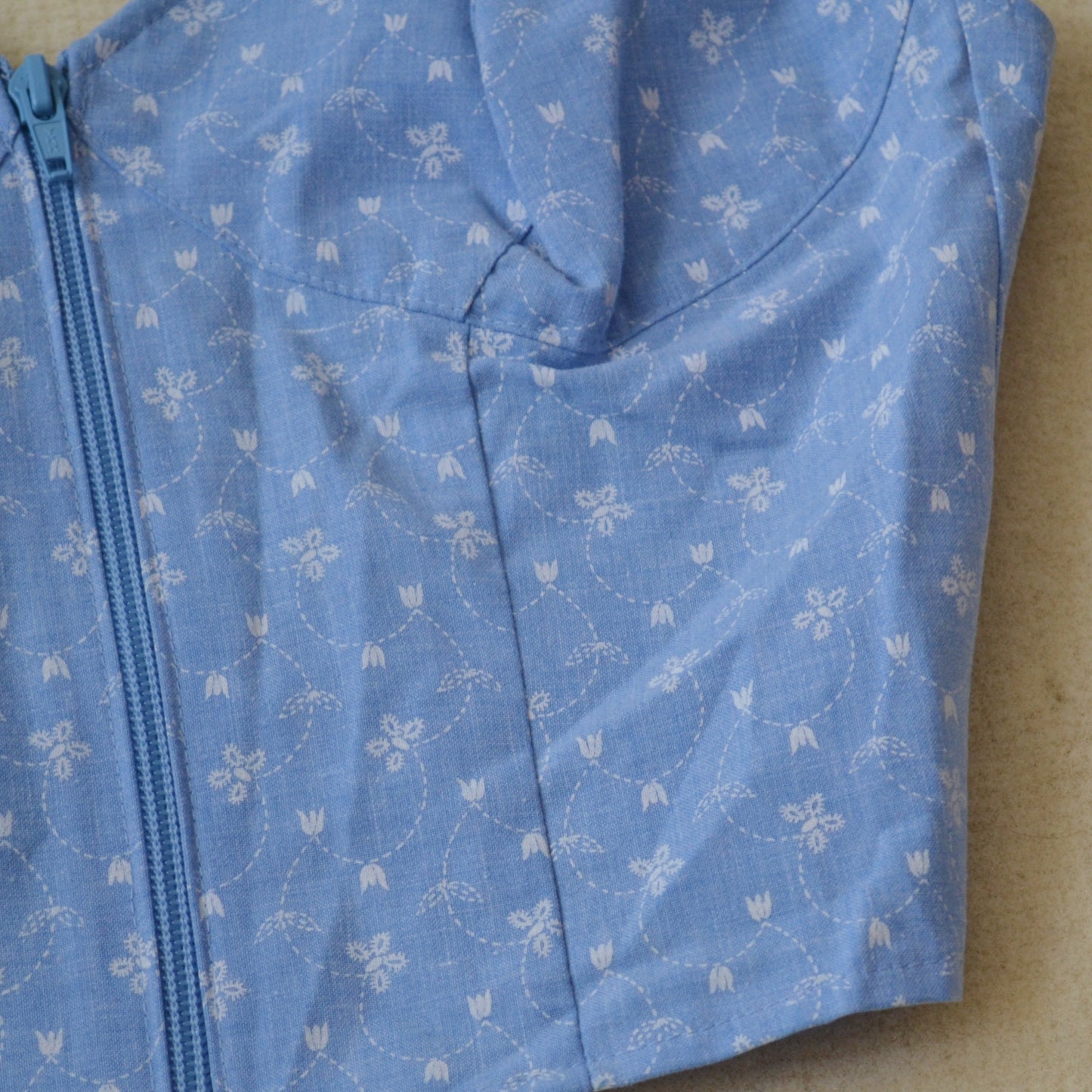Blue corset M