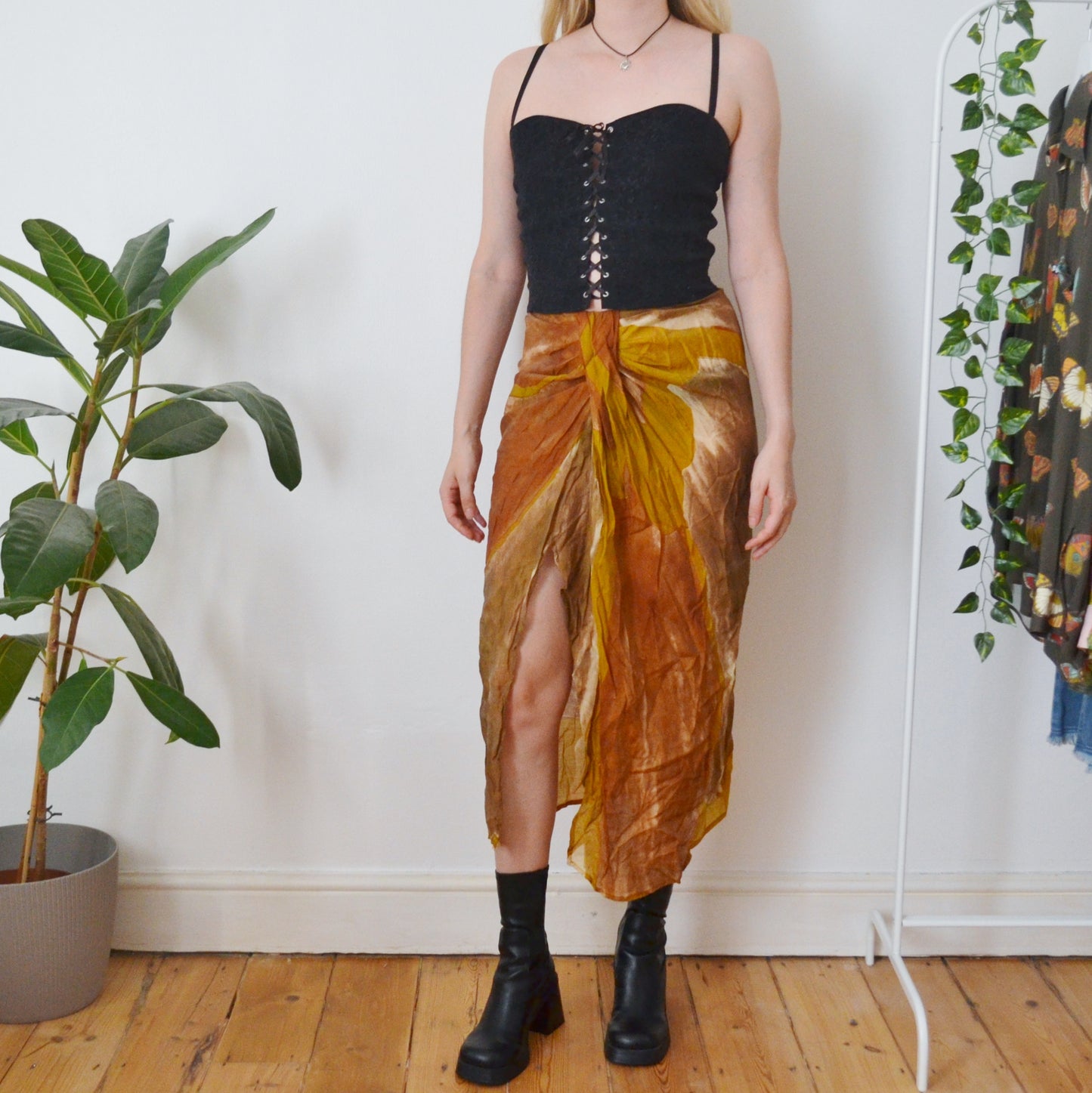 Vintage Boho Skirt S