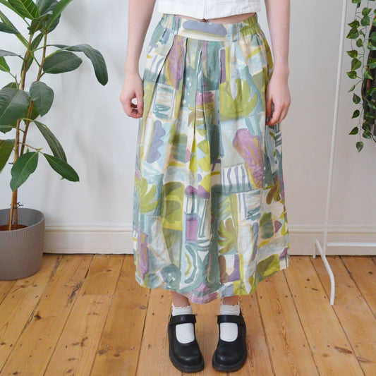Vintage Retro Skirt M