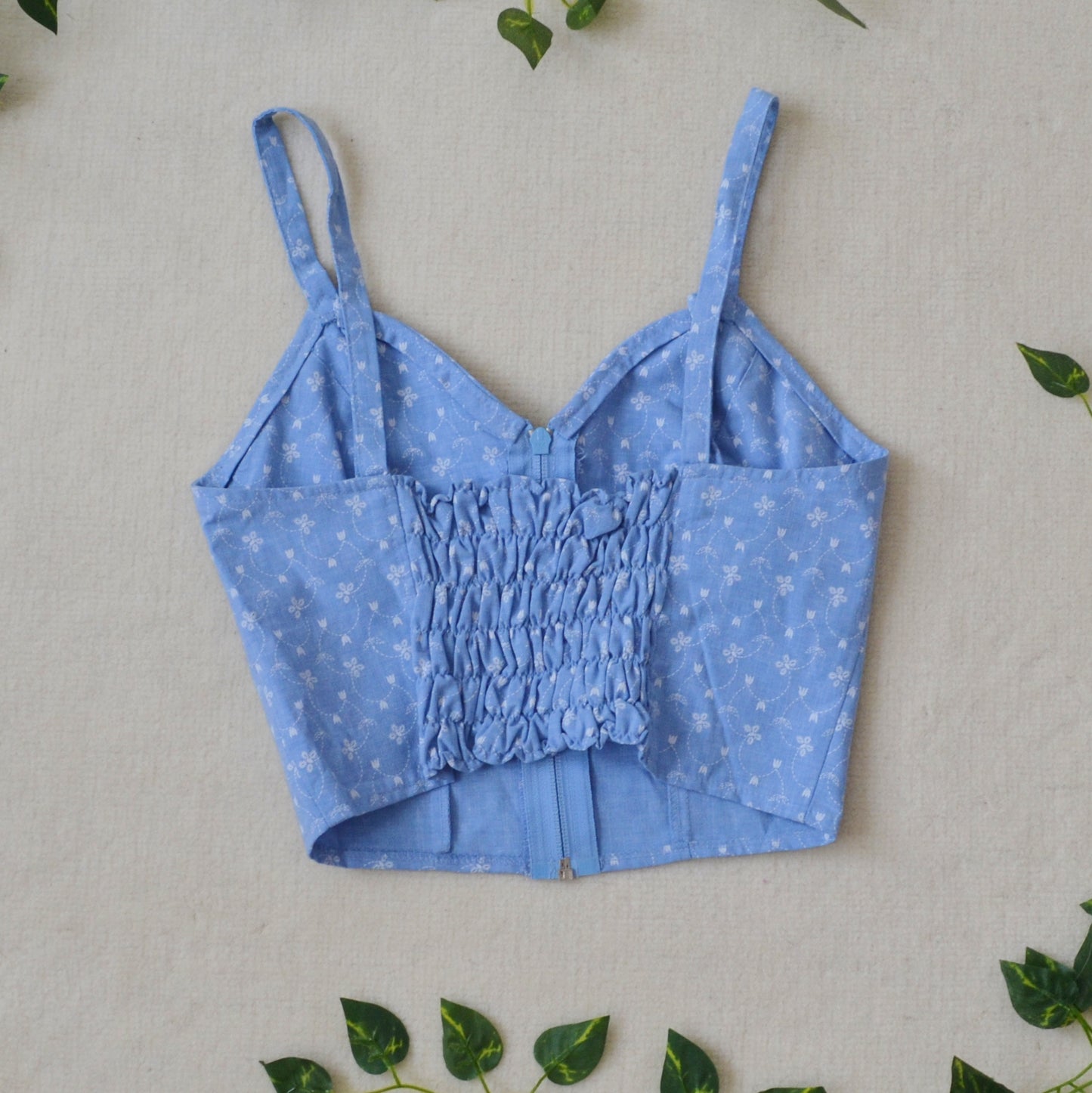 Blue corset M