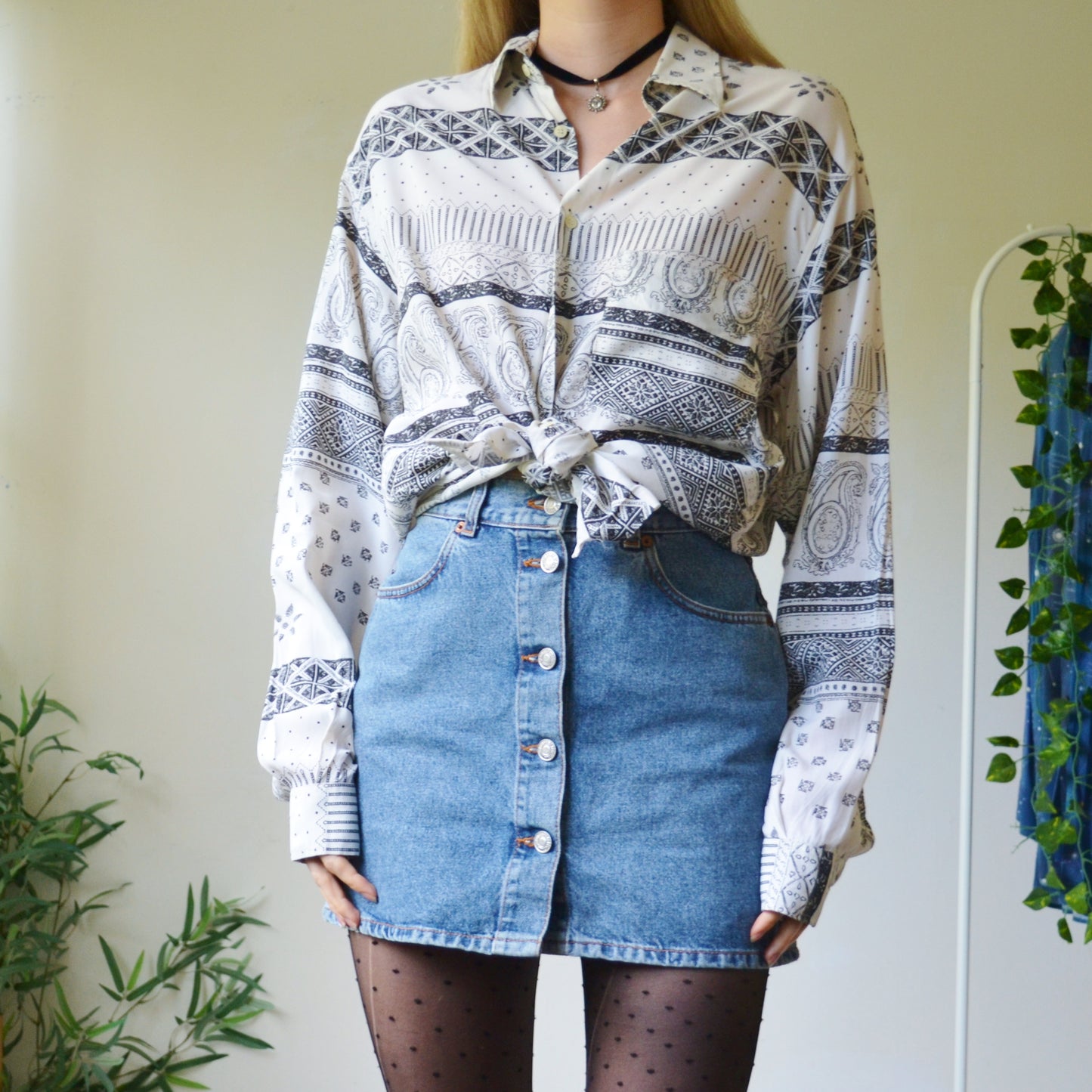 Monochrome shirt L