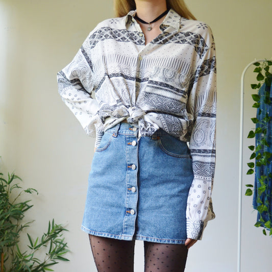 Monochrome shirt L