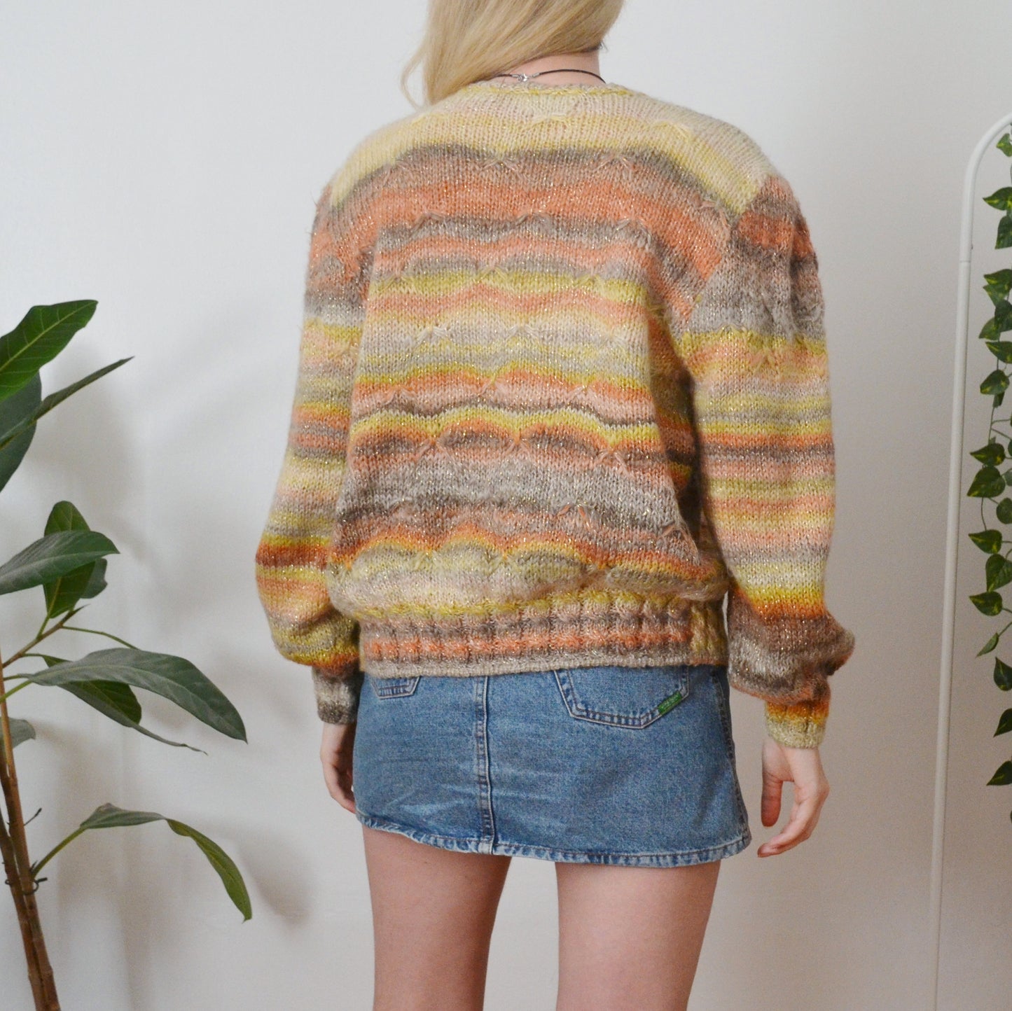 Vintage Embroidered Cardigan L