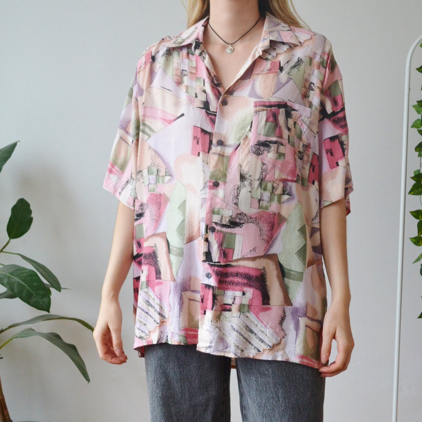 Geometric shirt M