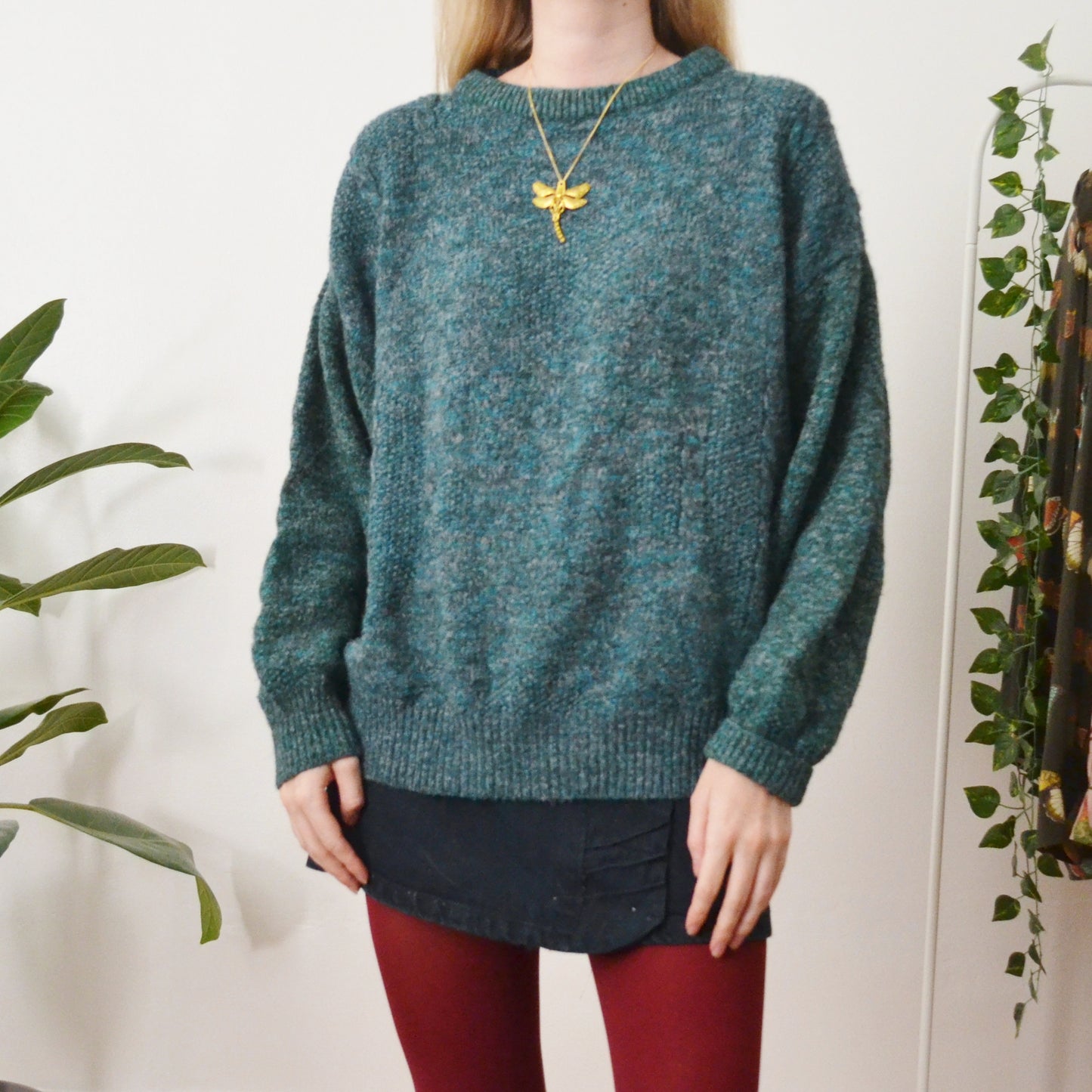Turquoise jumper XL